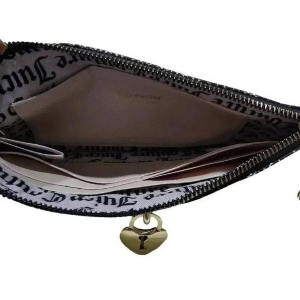 Juicy Couture 'Under Lock & Key' Logo Wristlet - Picture 3 of 6
